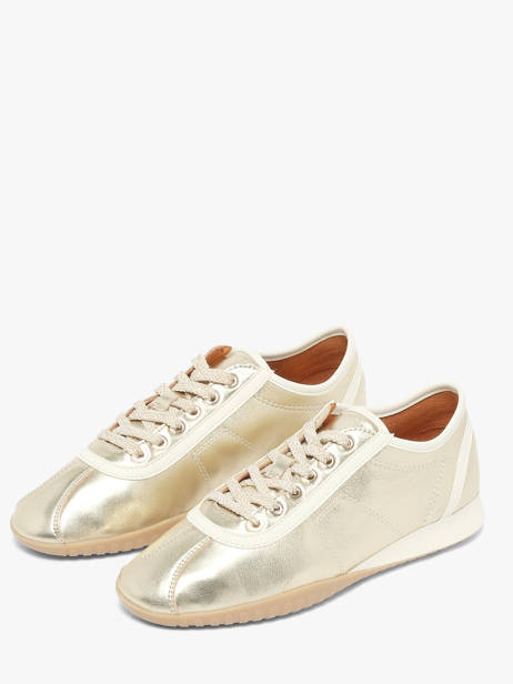 Sneakers En Cuir Mam'zelle Or women CSGLO37 vue secondaire 1
