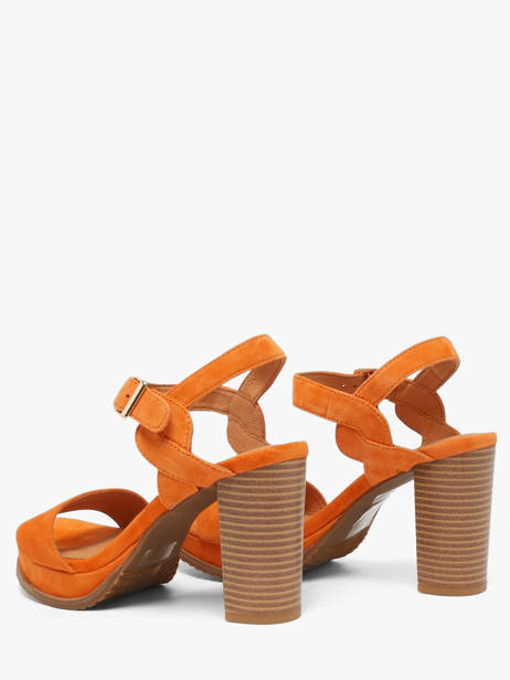 Sandales à Talon Jain En Cuir Mam'zelle Orange women CSG1H03 vue secondaire 2
