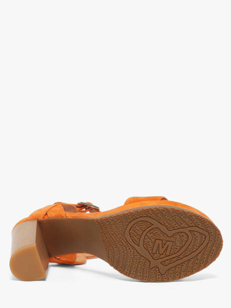 Sandales à Talon Jain En Cuir Mam'zelle Orange women CSG1H03 vue secondaire 4