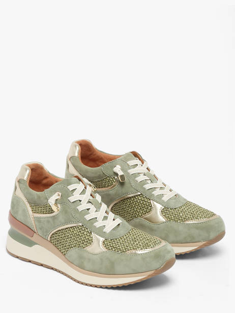 Sneakers Semelle Compensée En Cuir Mam'zelle Vert women CSIJK86 vue secondaire 1