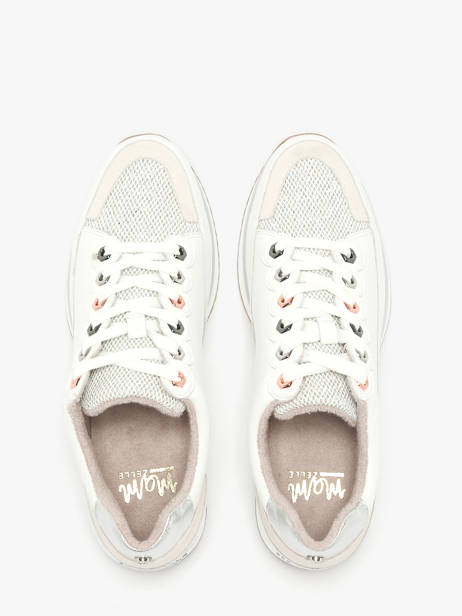 Sneakers Viroum En Cuir Mam'zelle Blanc women CSIJK67 vue secondaire 3