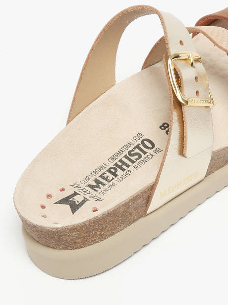 Mules En Cuir Mephisto Or women P5146954 vue secondaire 2