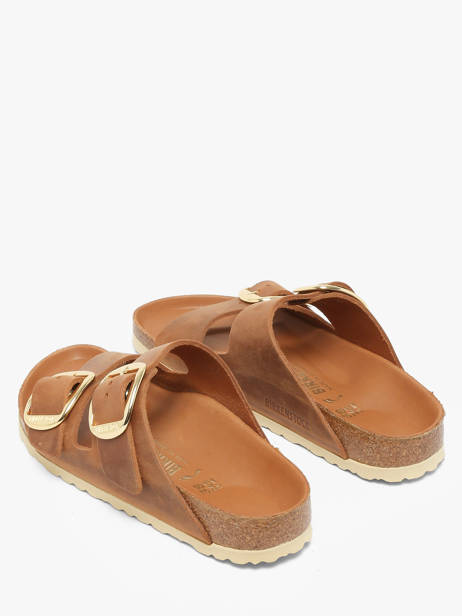 Mules Arizona Big Buckle Birkenstock Marron women 1011073 vue secondaire 2