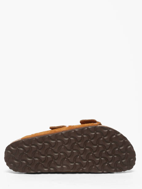 Mules Arizona Rivet En Cuir Birkenstock Marron women 1031731 vue secondaire 4