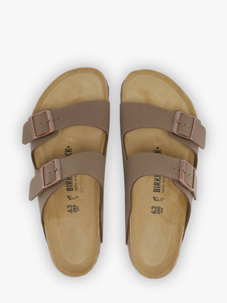 Mules Arizona Birkenstock Marron men 151181 vue secondaire 3