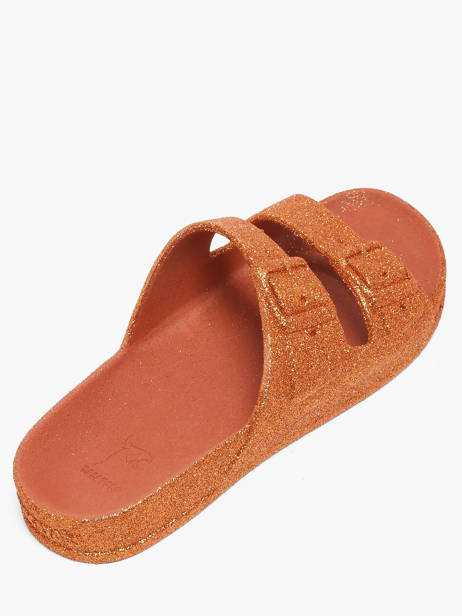 Claquettes Cacatoes Orange women 1038 vue secondaire 2