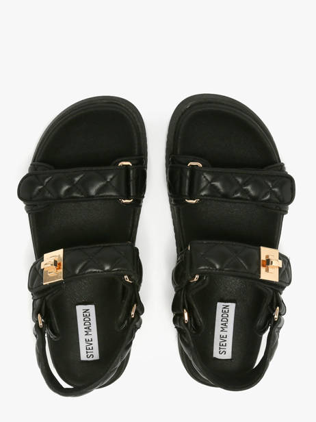Sandales En Cuir Steve madden Noir women 11003792 vue secondaire 3
