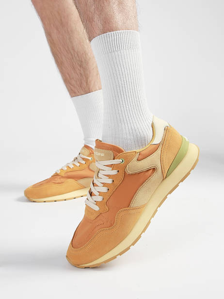 Sneakers City En Cuir Hoff Orange men 12602009 vue secondaire 1
