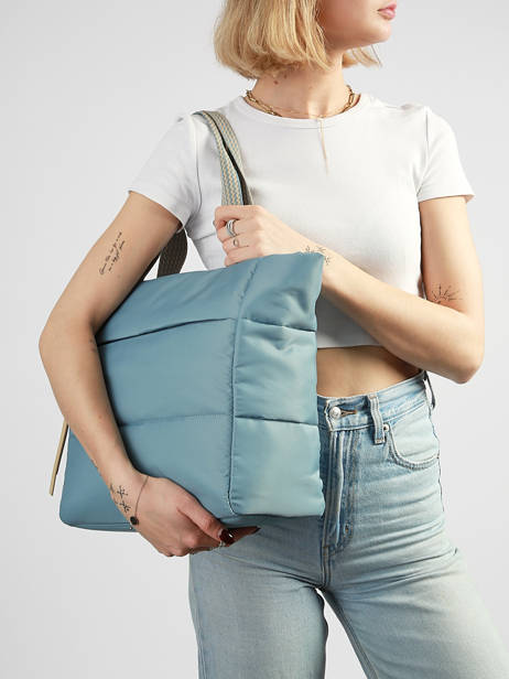 Sac Porté épaule Cumulus Nylon Recyclé Aube Bleu cumulus 101CS03 vue secondaire 1