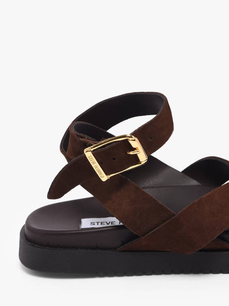 Sandales En Cuir Steve madden Vert women 11004935 vue secondaire 1