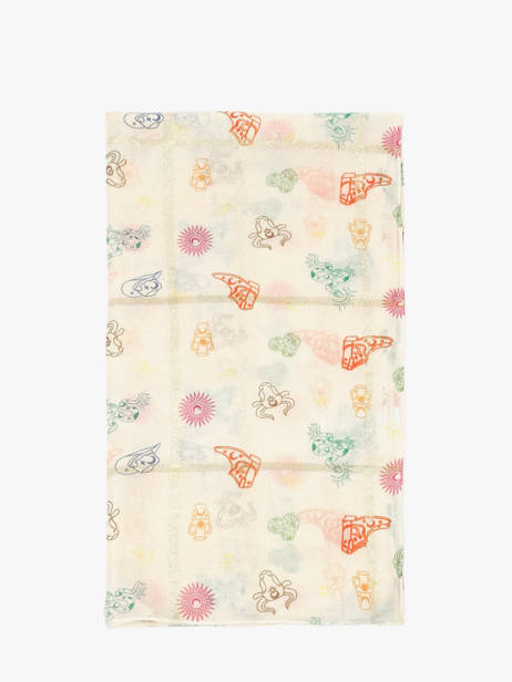 Foulard Far West 120x120cm Pieces Beige tasselo 17146404