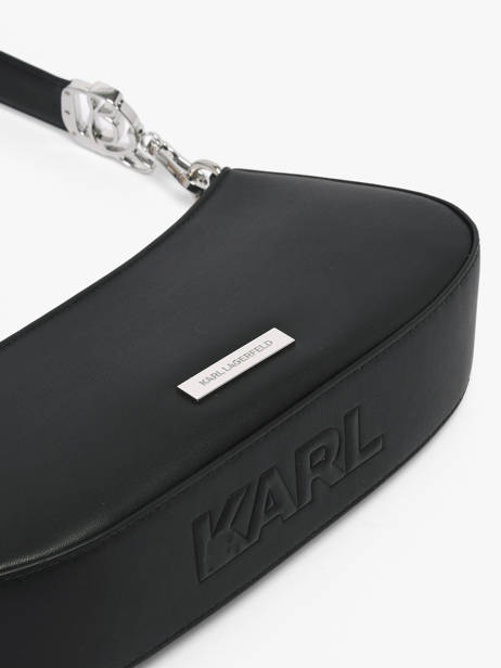 Sac Porté épaule K Ikon Polyester Karl lagerfeld Noir k ikon B2W30180 vue secondaire 3