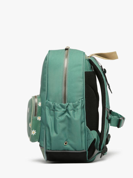 Sac à Dos 1 Compartiment Cameleon Vert vintage fantasy PBVGSD33 vue secondaire 2