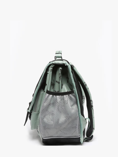 Cartable 2 Compartiments Cameleon Vert vintage north PBVWCA38 vue secondaire 2