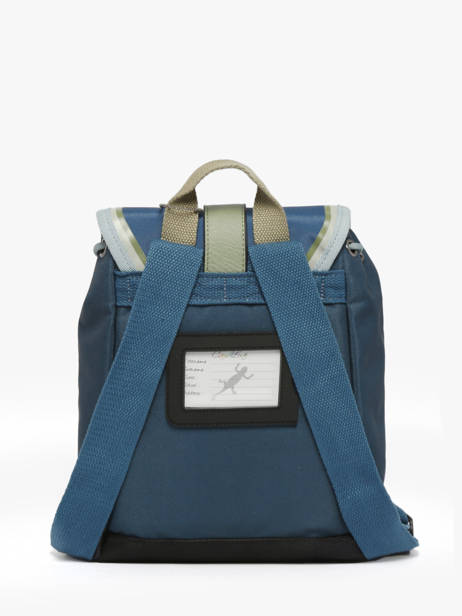 Sac à Dos 1 Compartiment Cameleon Bleu vintage urban PBVBSD25 vue secondaire 4