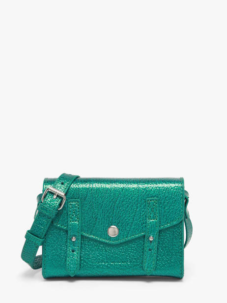 Sac Bandoulière Mini Indispensable Star Cuir Paul marius Bleu star MINISTA