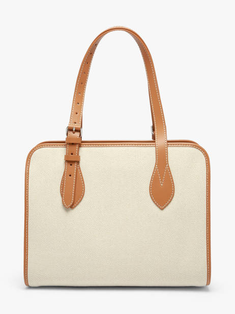 Le Cabas M Escapade Cuir Et Coton Paul marius Beige escapade CABAMESC vue secondaire 4
