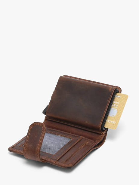 Porte-cartes Cuir Maverick Marron the original MAVTO062 vue secondaire 1