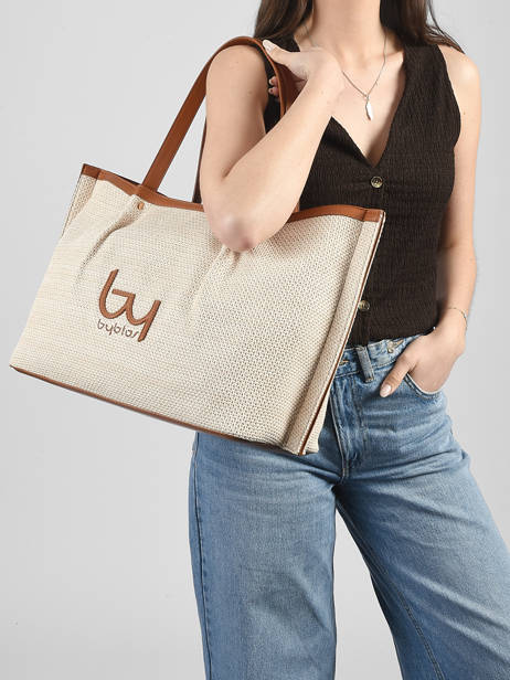 Sac Porté épaule Seek Papier By byblos Beige seek BS88B04 vue secondaire 1