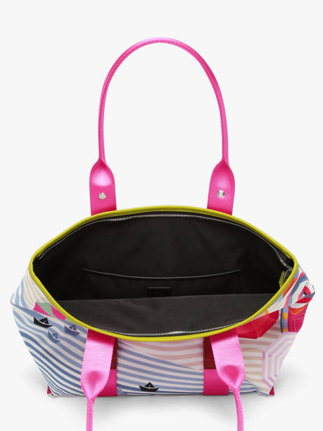 Sac Porté épaule A4 Lancel Plage Lancel Multicolore lancel plage  A14193 vue secondaire 4