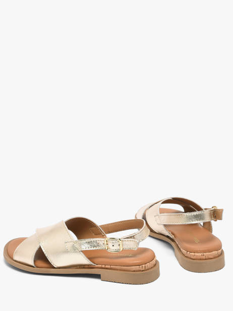 Sandales En Cuir Tamaris Or women 44 vue secondaire 2