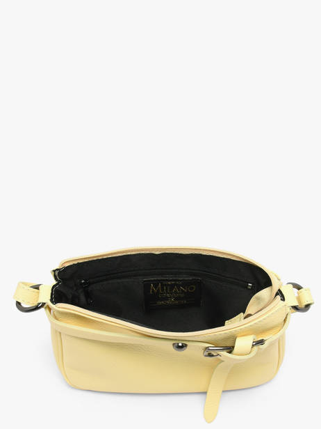 Sac Bandoulière Caviar Cuir Milano Jaune caviar G1421N vue secondaire 2