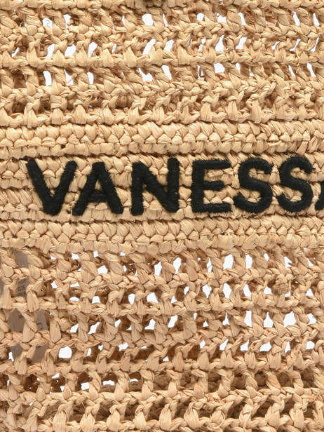 Sac Porté épaule Cabas Raphia Raphia Vanessa bruno Beige cabas raphia 60V40818 vue secondaire 3