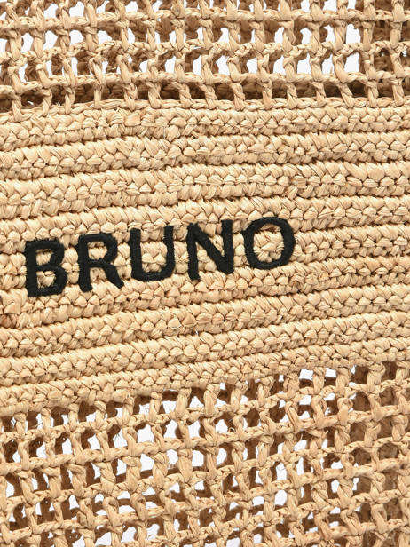 Sac Porté épaule Cabas Raphia Raphia Vanessa bruno Beige cabas raphia 60V40892 vue secondaire 3