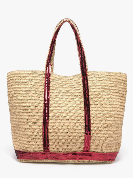 Sac Porté épaule Cabas Raphia Raphia Vanessa bruno Beige cabas raphia 64V40315 vue secondaire 5
