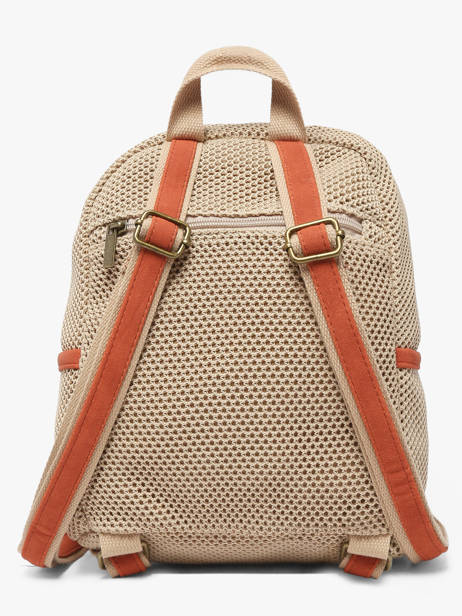 Sac à Dos Le voyage en panier Beige resille PM957 vue secondaire 3