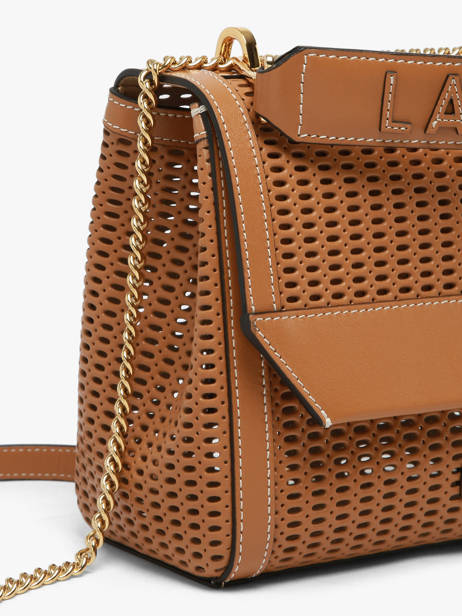 Sac Rabat M Ninon Ajouré Cuir Lancel Marron ninon A14009 vue secondaire 3