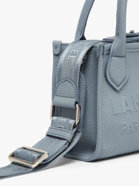 Sac Bandoulière Mini Jour Cuir Lancel Bleu jour A14078 vue secondaire 2
