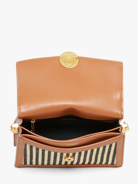 Sac Bandoulière Summer Lacoste Marron summer NF5245PB vue secondaire 4