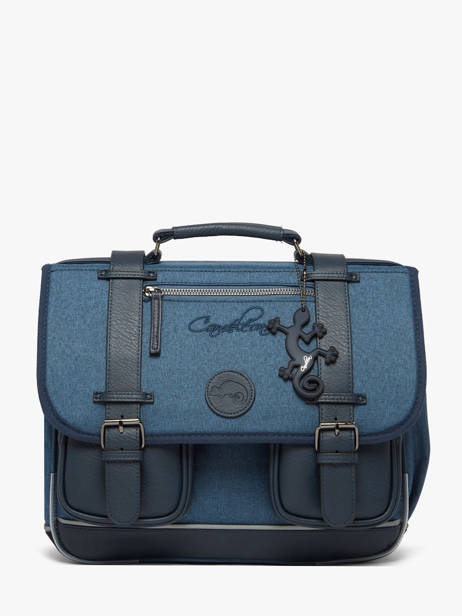 Cartable 2 Compartiments Cameleon Bleu vintage color CA146Q