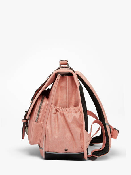 Cartable 2 Compartiments Cameleon Rose vintage color CA38 vue secondaire 1