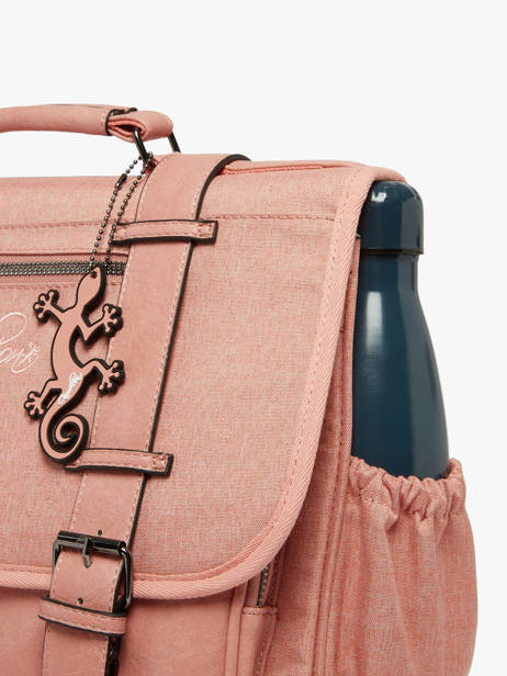 Cartable 2 Compartiments Cameleon Rose vintage color CA38 vue secondaire 4