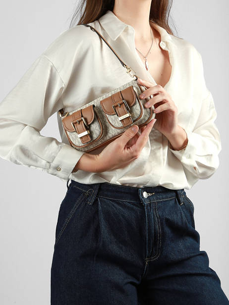 Mini Sac Pochette Zoey Michael kors Gris zoey S5GZCU1B vue secondaire 1