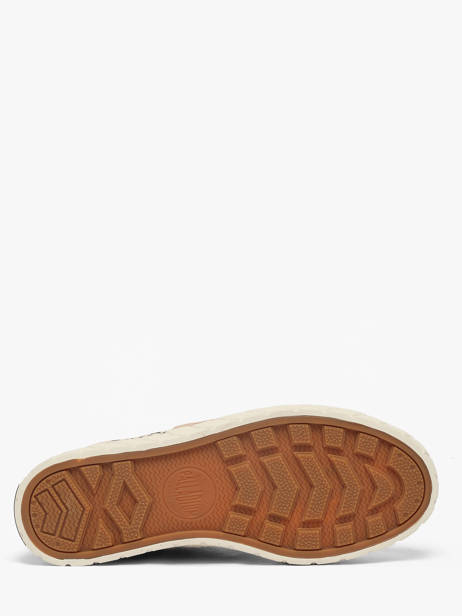 Sneakers En Cuir Palladium Beige women 99628904 vue secondaire 4