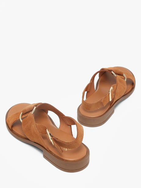 Sandales En Cuir We do Orange women 45126A58 vue secondaire 2
