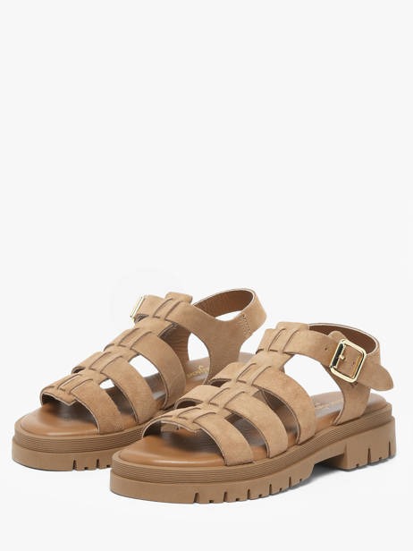 Sandales En Cuir Semerdjian Beige women DELIA vue secondaire 1