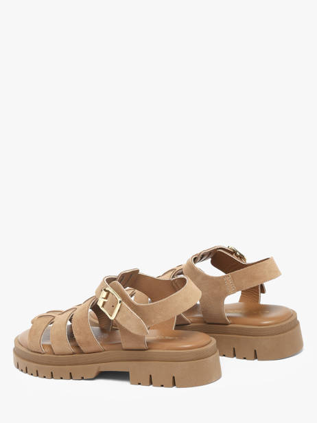 Sandales En Cuir Semerdjian Beige women DELIA vue secondaire 2
