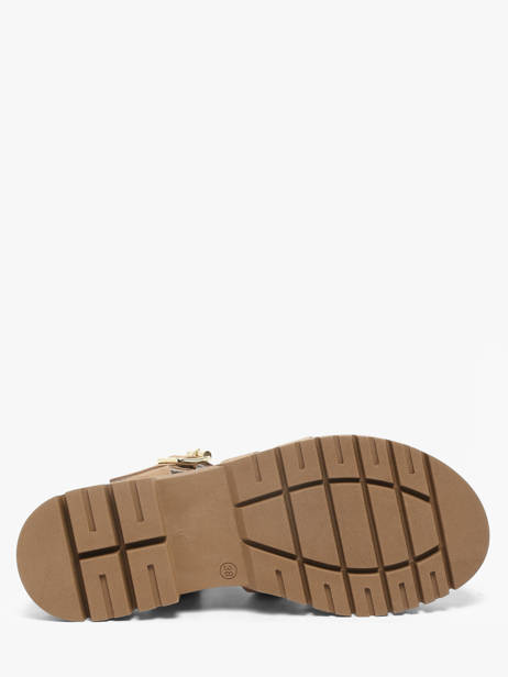 Sandales En Cuir Semerdjian Beige women DELIA vue secondaire 4