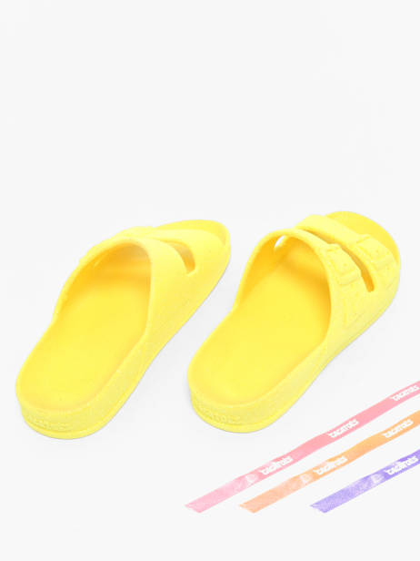 Claquettes Cacatoes Jaune women 1020 vue secondaire 2