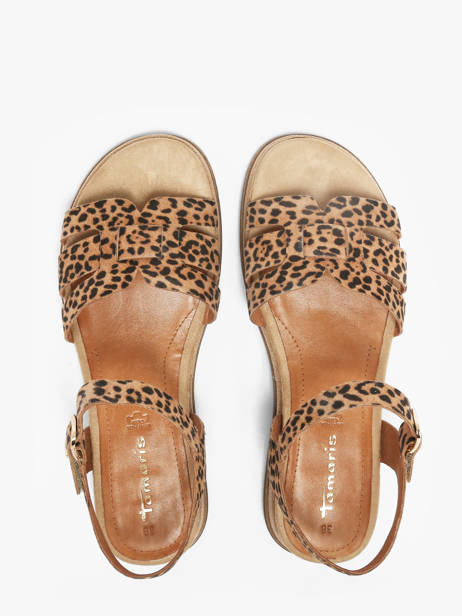 Sandales En Cuir Tamaris Beige women 46 vue secondaire 3