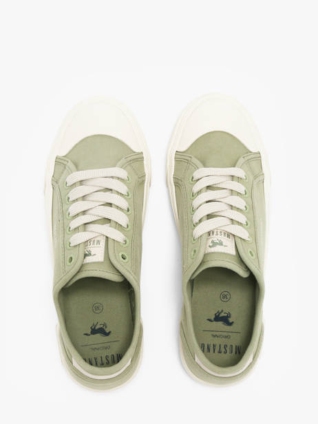 Sneakers Mustang Vert women M0232003 vue secondaire 3