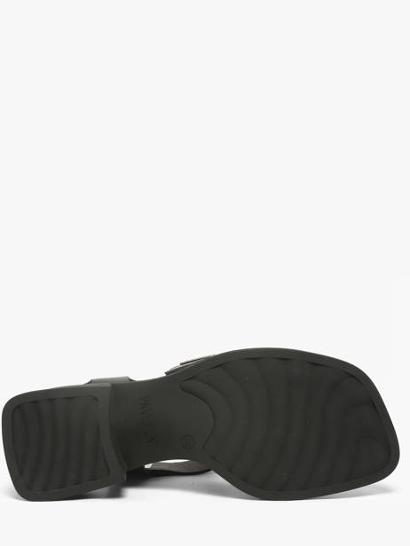 Sandales à Talon En Cuir Pavement Noir women 25273 vue secondaire 4