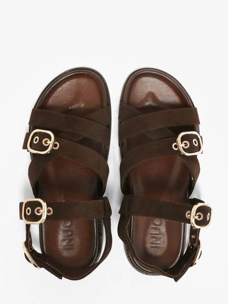 Sandales En Cuir Inuovo Marron women 51006SMN vue secondaire 3