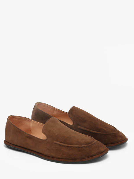 Mocassins En Cuir Inuovo Marron women CT001KDR vue secondaire 1