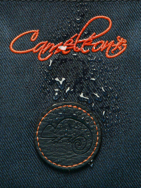 Cartable à Roulettes 3 Compartiments Cameleon Bleu vintage urban CR41 vue secondaire 7