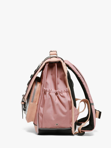 Cartable Enfant 2 Compartiments Vintage Fantasy Cameleon Rose vintage fantasy CA38 vue secondaire 1